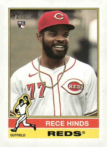 2025 Topps Heritage #211 Rece Hinds | Baseball Card