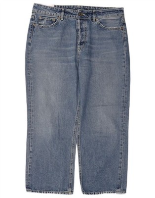 DONDUP Womens Cropped Jeans W31 L24 Blue Cotton AC10
