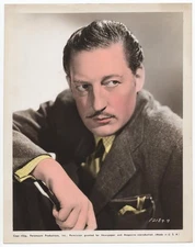 WARREN WILLIAM MOVIE PHOTO #3 Original 1936 Tinted PORTRAIT Paramount - MAE WEST