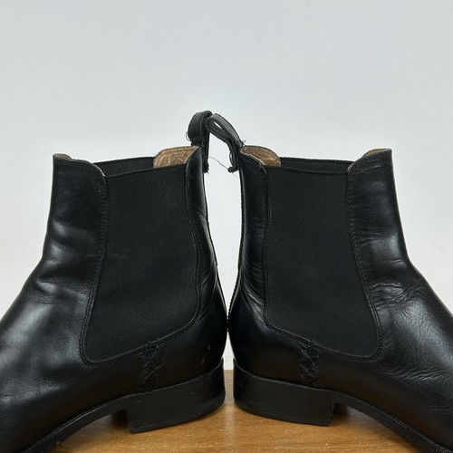 Bottines Chelsea femme Frye Melissa cuir noir décontractées confort pointure 6 B - Photo 6/9