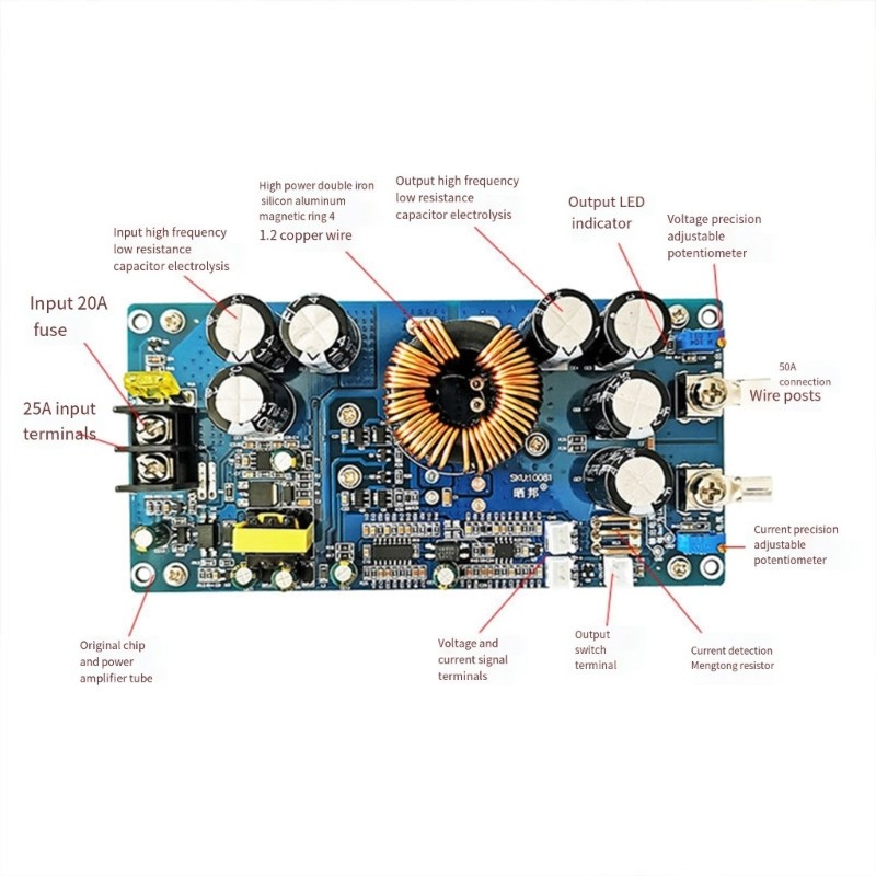 High Power Voltage Regulator Board Converters Solar Stabilizers