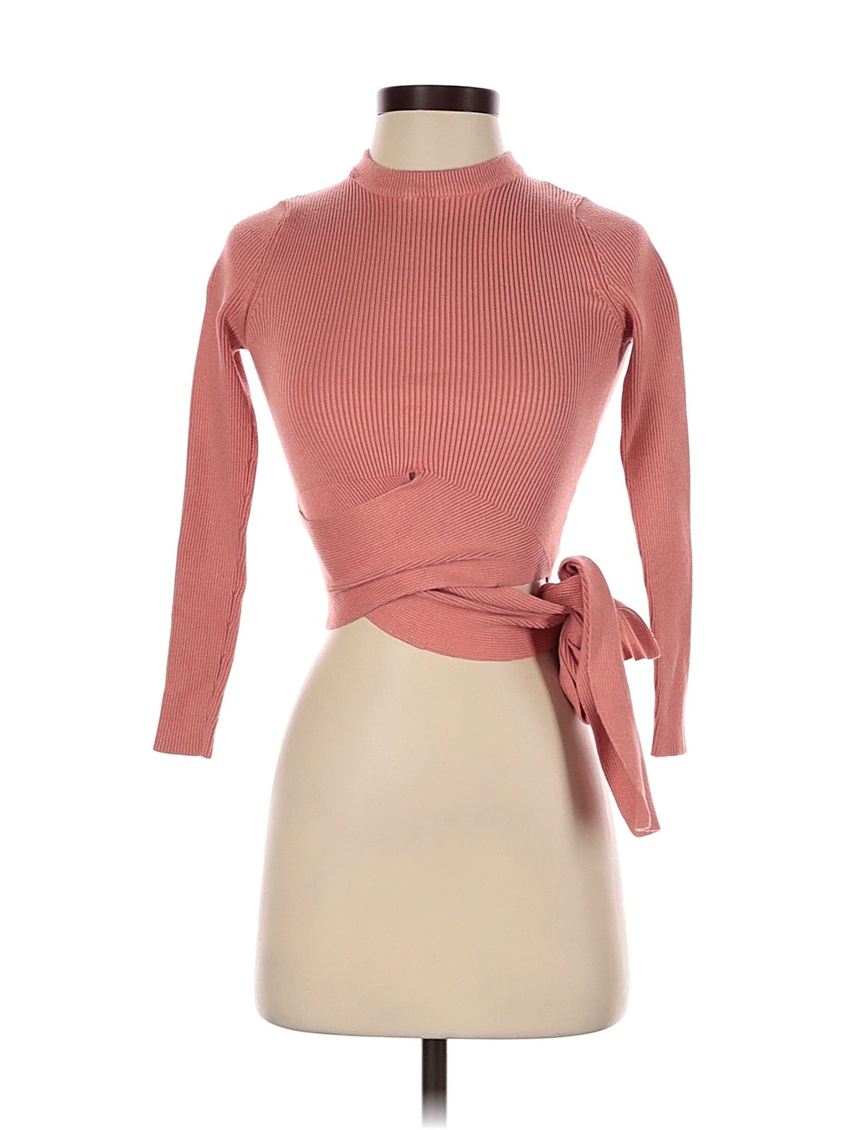 Zara Women Pink Long Sleeve Top S