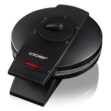 Cloer Waffelautomat 1620 Waffeleisen 930W Antihaft schwarz Ø16,5cm Metall