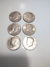 Lot of 6 Kennedy half Dollar 1970's coins