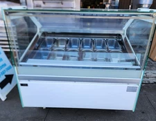GTI Designs Model No AX-12G Gelato/Ice Cream Display case(12) 5-liter pan