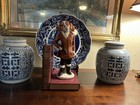 12"  Dog Porcelain Figurine Statue Wearing FOX HUNT SUIT~ANTHROPOMORPHIC GENT