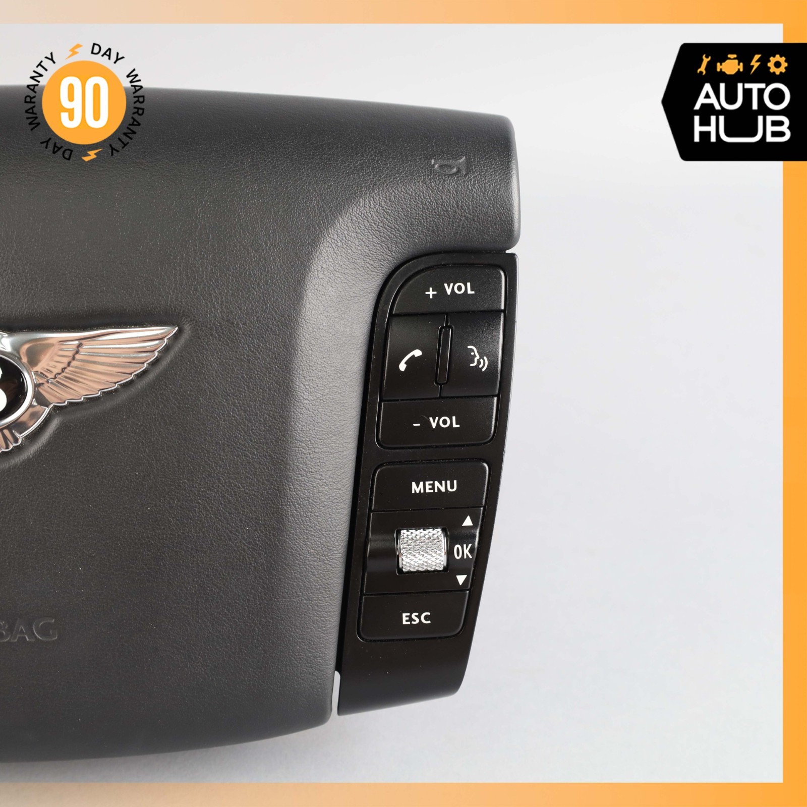 03-13 Bentley Continental Flying Spur  GT Driver Steering Wheel Airbag OEM