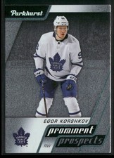 2020-21 Upper Deck Parkhurst - Prominent Prospects Egor Korshkov #PP13 (RC)