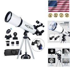 80mm Portable Astronomical Telescope 600mm Focal Length with Wireless Control