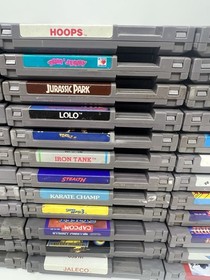 Huge NES 50 Game lot, Tecmo Super bowl, Mike Tyson, Adult collection, Tested !