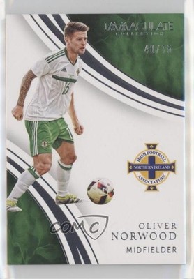 2017 Panini Immaculate 40/75 Oliver Norwood #55 5jq