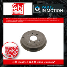 2x Brake Drums (Pair) fits FIAT PANDA Rear 1.1 1.2 1.4 1.3D 2003 on 169A5.000