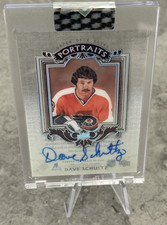 2023-24 UPPER DECK CLEAR CUT RETRO PORTRAITS AUTO DAVE SCHULTZ #UDP-DS FLYERS