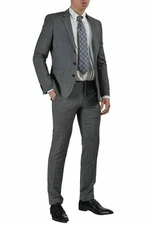 Hugo Boss "Reese/Win" Men's Multi-Color Wool Cashmere Suit US 36L IT 90 EU 48