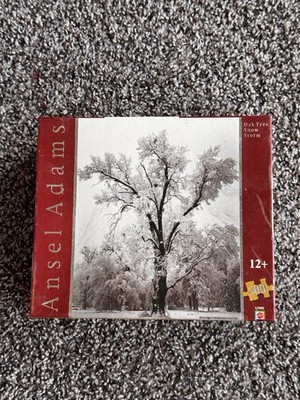 Ansel Adams  Oak Tree Snow Storm  500-Piece Jigsaw Puzzle Vintage Nature Phot