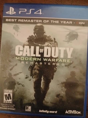 Call of Duty: Modern Warfare Remastered (PlayStation 4, 2017)