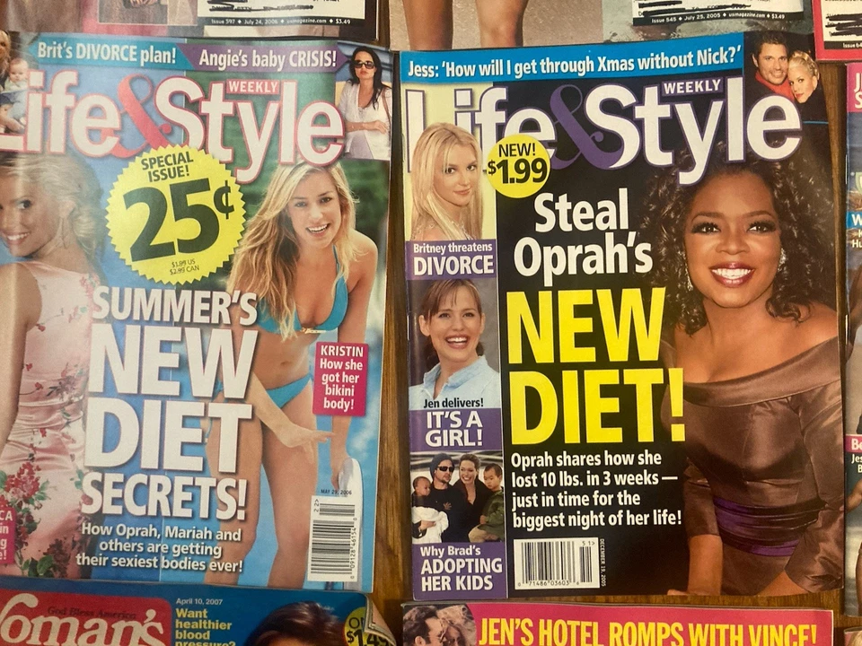 Huge Tabloid Celebrity Diets & Beach Bodies Lot 2005-2007 Kiera Knightly Janet J - Image 3 of 4