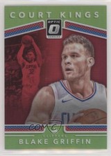 2017 Panini Donruss Optic Court Kings Lime Green Prizm /149 Blake Griffin #7 0c2