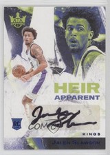 2023-24 Panini Court Kings Heir Apparent Sapphire 5/25 Jalen Slawson Auto 10j9