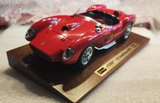 Bburago Ferrari 250 Testa Rossa 1957 1:18 Cod. 3507 OVP auf Bodenplatte aus Holz