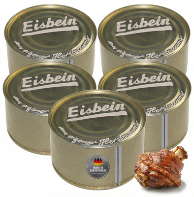 Wurstspezialitäten in Dosen - Eisbein - 5 x 400g | Handwerksproduktion