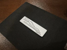 Weissach RS Emblem For Porsche 911 Exclusive Manufaktur Emblem Logo Silver