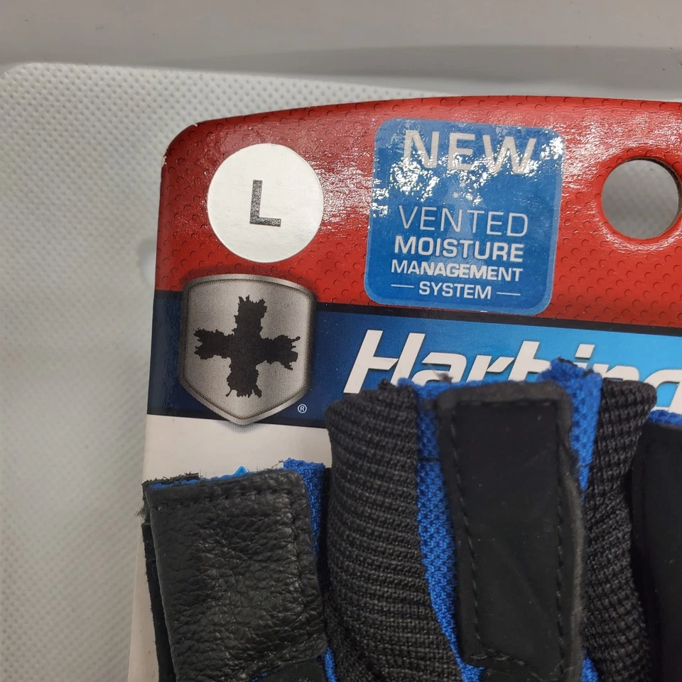 Guantes de agarre de entrenamiento con muñequera Harbinger GRANDES Foto 2 de 4