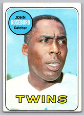 1969 Topps #218 John Roseboro Minnesota Twins