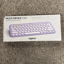 Logitech Keyboard K380 Blutetooth Multi-Device Portable Windows Mac Lavender