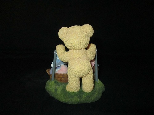 Vintage Hamilton Collection Kuschelbär Eine helfende Hand macht eine Brise COA arbeiten - Bild 3 von 4