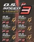 O.S Speed Glow Plug P3 24k Gold For Turbo Engine 6pcs