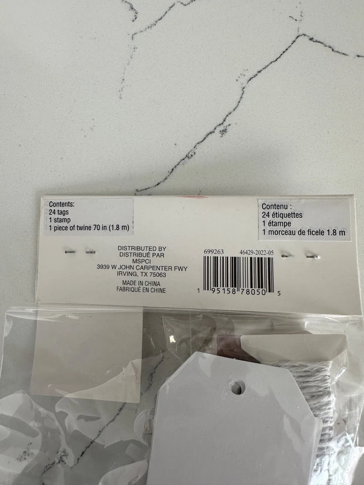 Kit de etiquetas Noel de Navidad Recuerdos ~ 24 etiquetas 1 sello cuerda adornos artesanía Foto 4 de 4