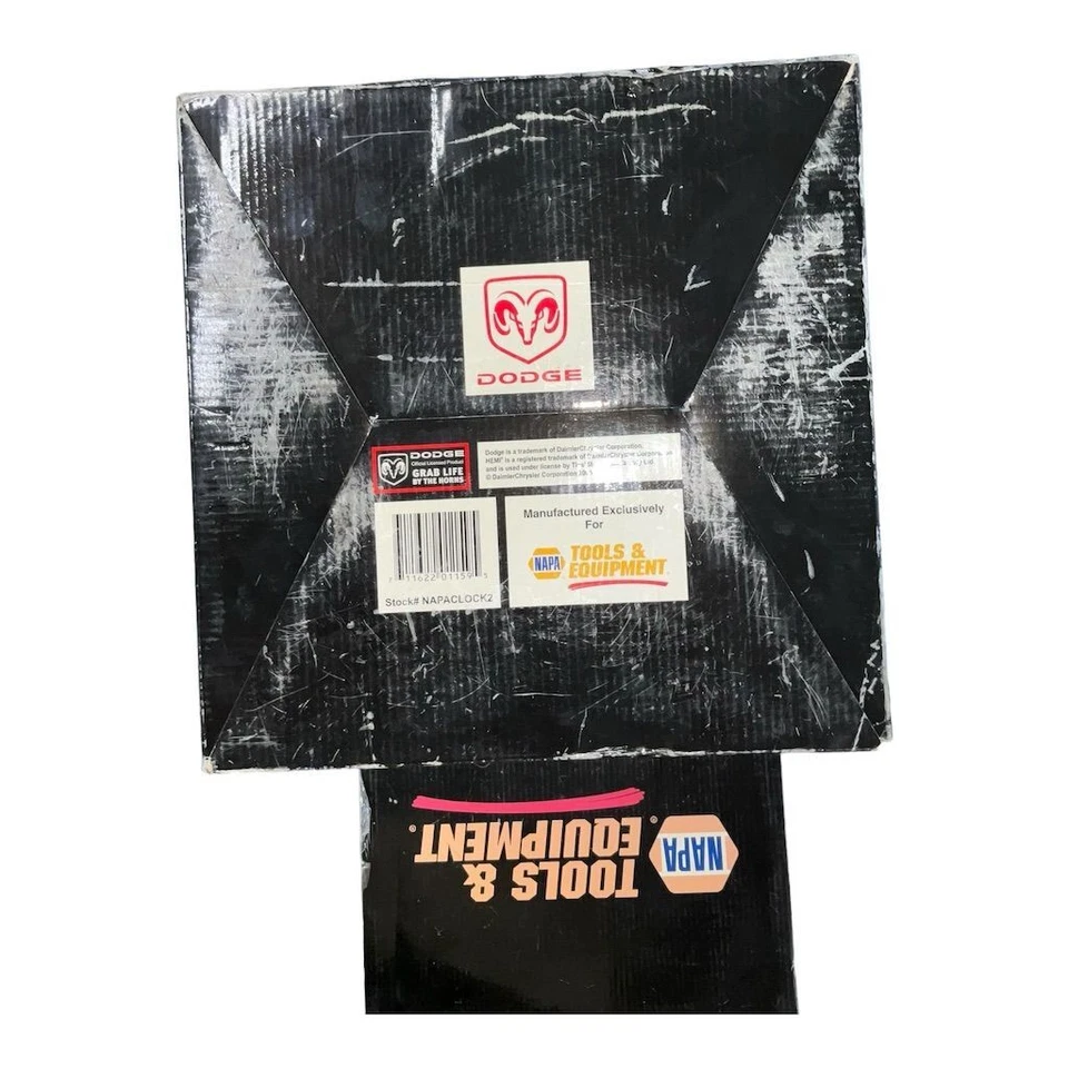 NAPA Tools Hemi Pro Street Engine Desk Clock Multicolor Automotive Analog Quartz - Image 4 of 4