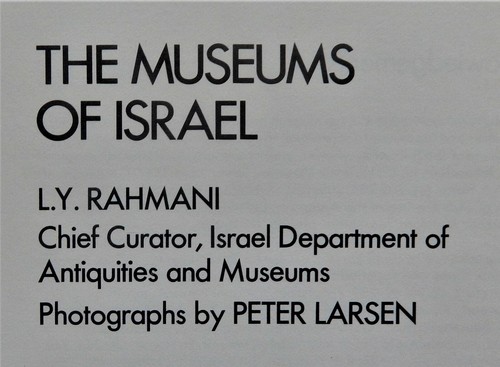 Israel, the Museums of HCDJ art Jerusalem Tel Aviv Haifa local special history - Picture 4 of 10