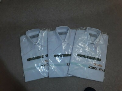 3er PACK GR 26, 5-6 JAHRE ca. MÄDCHEN BLUSEN/SHIRT KURZARM WEISS  
