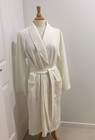 White Romance NWOTMidi Dressing Gown Size L Off White/Cream Waffle Fleece