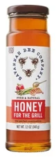 Savannah Bee Company Honey For the Grill Pure & Natural - 12 oz. Glass Jar NEW