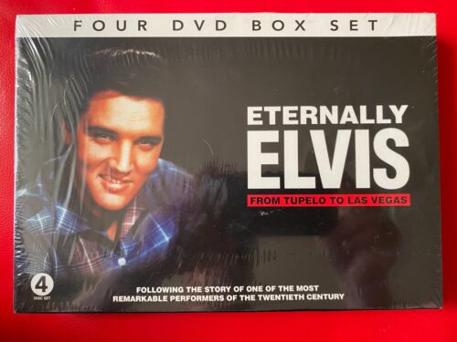 Eternally Elvis From Tupelo To Las Vegas 4 DVD Box Set New & Sealed 789E - Afbeelding 1 van 4