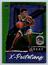 2020-21 Donruss Great X-Pectations Green Flood #2 James Wiseman (ref 219990)