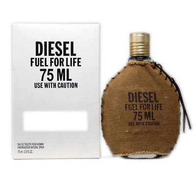 DIESEL FUEL FOR LIFE POUR HOMME EAU DE TOILETTE SPRAY 75 ML/2.5 FL.OZ. (T)