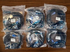 Lot of 6 30ft Cat7 S/FTP Network Outdoor Copper Ethernet Cable RJ45 {10Gbps} !!!