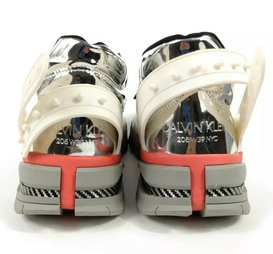 Calvin Klein Women's Candessa 205w39nyc Patent Leather Metallic Size 9 New RARE! image 10