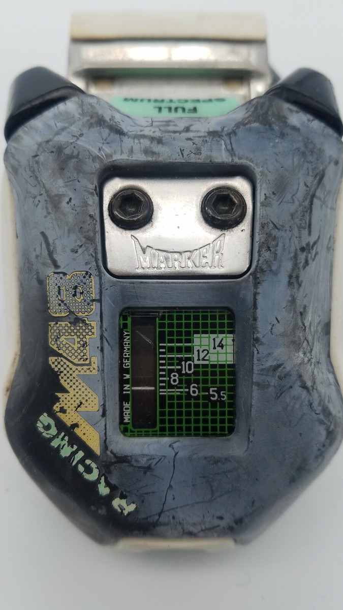Marker M48 Twincam Racing Ski Bindings White / Black / Lime Marker M48 Twincam Racing Ski Bindings White / Black / Lime