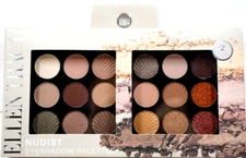 2 Pack Ellen Tracy Nudist 18 Colors Eyeshadow Palette Brand NEW