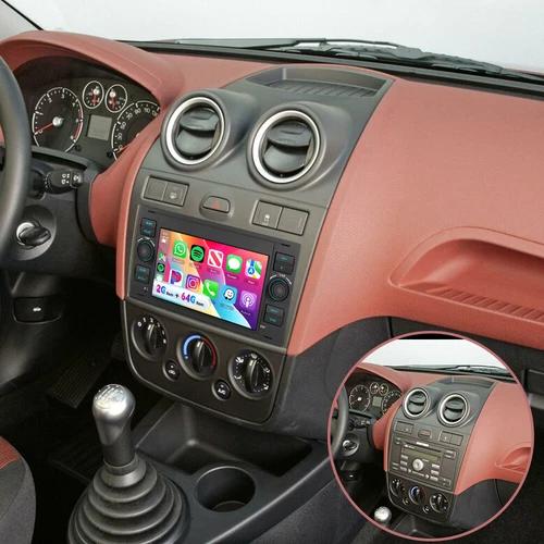 64G Für Ford Fiesta 2005-2008 Android 15 Apple Carplay Autoradio GPS Navi WIFI - Bild 5 von 24