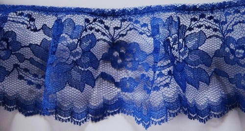 3 Yds. Solid 3" Wide Ruffled/Gathered Soft Lace Color Choices - Picture 65 of 73