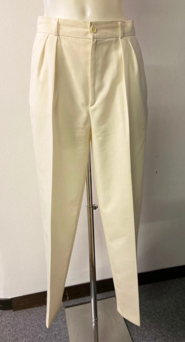 Womens dress pants 80s vintage pants office trousers high