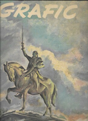Chicago Grafic 1948 JOHN FORD COLLECTS OSCARDS FAST FANCY TRAIN beautiful ads