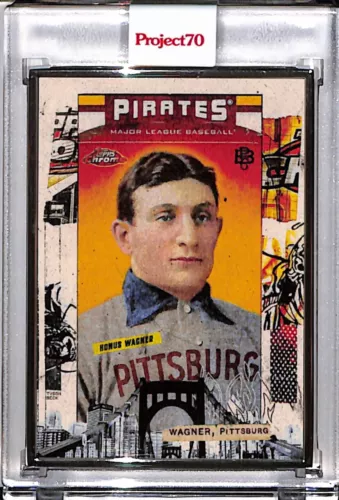 2021 TOPPS PROJECT 70 #565 HONUS WAGNER BY TYSON BECK P70 AP SILVER FRAME 11/51