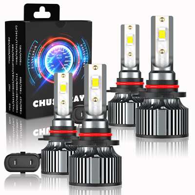 For Honda Accord EX Sedan 4-Door 2.4L 1990-2012 LED Headlight High Low Bulbs Kit